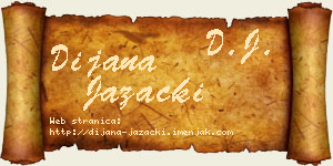 Dijana Jazački vizit kartica
